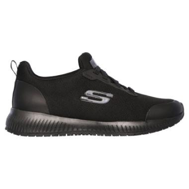 Skechers 77222EC Squad SR, női munkacipő, fekete 35