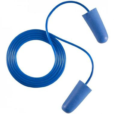 SAFETY FIRST PU-HAB füldugó, zsinóros, detektálható, kék