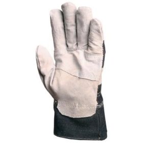   EP 202 marhabőr/farmer kesztyű, artéria/köröm/ökölcsontvédő, 120pár/cs