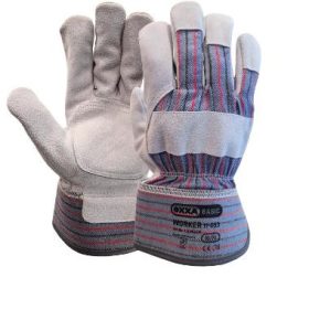   MJ Oxxa Basic Worker 11-053 Hasított marhabőr kesztyű, 7 cm-es mandzsetta, 10-es