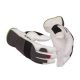 Skydda Guide 46 kecskebőr kesztyű elasztikus szintetikus kézhát, szürke/fehér 7