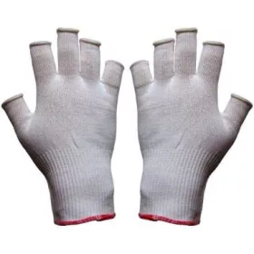   Niptex 623-5OF PA-pamut kesztyű ujjhegy nélkül, férfi méretben, fekete