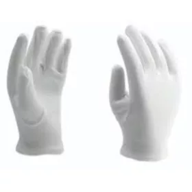   MOUSE Konfekcionált interlock kesztyű, 100% pamut, fehér 10