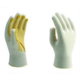   ALPACA-PL-DOT Pontozott kevertszálas kesztyű, egyoldali PVC pontozással 10