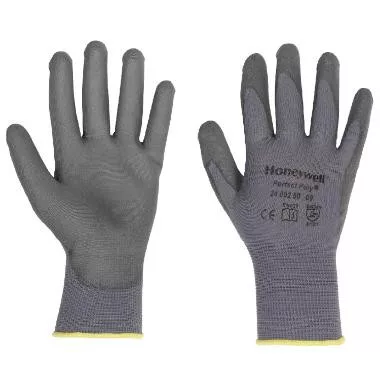 Perfect Poly Grey PA/PU tenyéren mártott, szürke kesztyű 6