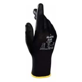   Mapa Ultrane 548 kötött keszyű PU tenyér- és ujjbevonattal, fekete 6