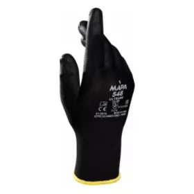   Mapa Ultrane 548 kötött keszyű PU tenyér- és ujjbevonattal, fekete 8