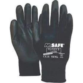   MJ 14-086 PU-Flex B PU tenyérmártott szerelő kesztyű, fekete 6
