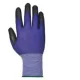 Portwest A360 Senti-Flex nejlon kesztyű PU tenyérmártással, kék-fekete M