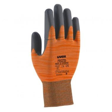 uvex 60054 phynomic x-foam Hi-Viz aqua-polimer hab tenyérmártott PA kesztyű 10