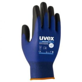   uvex 60060 phynomic wet aqua-polimer hab tenyérmártott PA kesztyű, kék/fekete 10