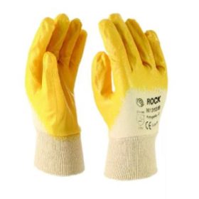   MARABOU-Y Sárga nitril mártott kesztyű kötött mandzsettával, B minőség 9