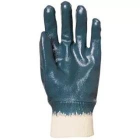   EP 9440 Eurolite pamutra teljes mártott kék nitril kesztyű, gumis mandzsetta 9