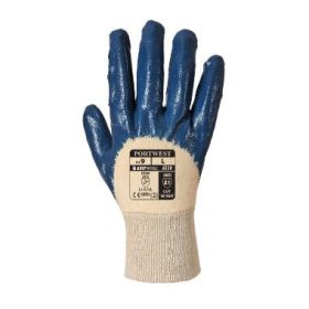   Portwest A330 Ökölcsontig mártott sárga nitril kesztyű XL