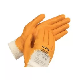   uvex 60147 Pamutra ökölcsontig mártott nitril kesztyű, sárga 9