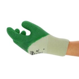   Ansell 16500 Gladiator kesztyű, természetes gumibevonattal, zöld 9