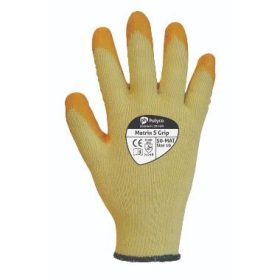   HPC Matrix S-Grip 50 latex tenyéren mártott polipamut munkavédelmi kesztyű  9