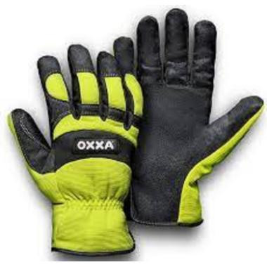 MJ 51-610 OXXA X-Mech Hi-Vis Armor Skin kesztyű, rugalmas mandzsetta 8