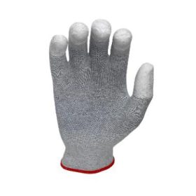   Prime Source 813PE ujjvégen PU mártott szürke PE kesztyű, ESD kivitel 10/XL