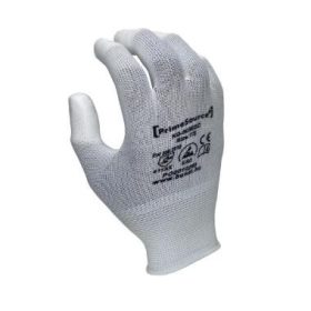   Prime Source 803ESD ujjvég PU mártott fehér nejlon kesztyű, ESD impregnált 10/XL