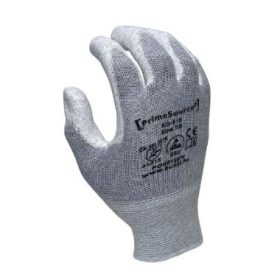   Prime Source 815 tenyéren PU mártott szürke nejlon kesztyű, ESD kivitel 10/XL