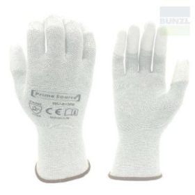   Prime Source 813PE ujjvégen PU mártott szürke PE kesztyű, ESD kivitel 11/XXL