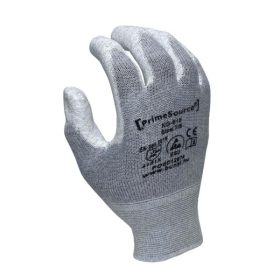   OUTLET Prime Source 815 tenyéren PU mártott szürke NY kesztyű, ESD kivitel 9/L