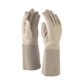   CARACAL-LO Juh színbőr hegesztőkesztyű, AWI hegesztéshez, hosszú szárú 9