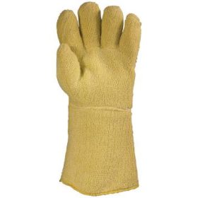   EP 4673 ötujjas, hurkolt 500c-ig hőszigetelt kevlár kesztyű, 33cm, 10-es méret