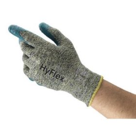   Ansell 11501 HyFlex LY/kevlár kesztyű nitril tenyérbevonattal, szürke/kék 10