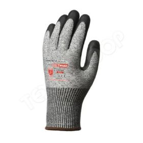   EP 1CRLG Eurocut5 szürke vágásbiztos kesztyű, fekete nitril tenyérmártott 7