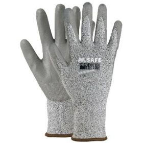   MJ 14-089 HIGH5 PU tenyérmártott vágásbiztos kesztyű, 5-ös vágás 8