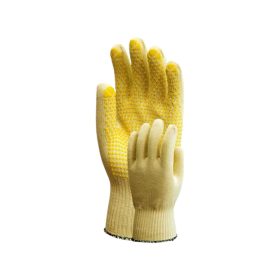   Niptex 662-02 vastag kevlár vágásbiztos kesztyű, közepes szár, PVC pöttyözött 10