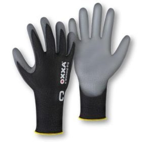   MJ 51-775 X-Diamond-Pro PU tenyérmártott vágásbiztos kesztyű, szürke/fekete 8
