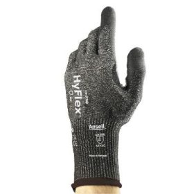   Ansell 11738 Hyflex PU/nitril bevonatú nejlon, vágásbiztos kesztyű 10