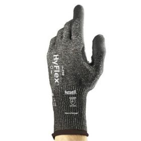   Ansell 11738 Hyflex PU/nitril bevonatú nejlon, vágásbiztos kesztyű 11