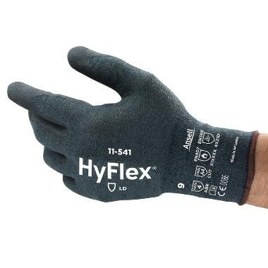 Ansell 11541 Hyflex vágásbiztos nitril tenyérmártott kesztyű 7