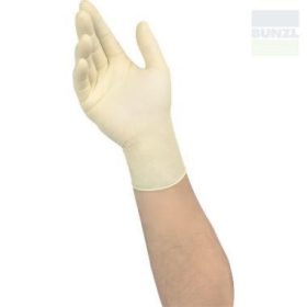   Ansell 63864 Microflex 1x használatos latex kesztyű feh púdermen. érdes 6,5-7