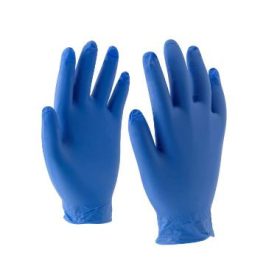   MEGSZŰNT! N231021 Nitril eldobható kesztyű, púdermentes, kék, 10db/csom M