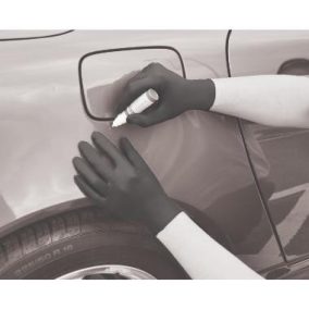   HPC GL897 Polyco Bodyguards púdermentes nitril kesztyű, fekete XL