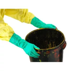   Ansell 37675 Sol-Vex nitril kesztyű, zöld színben 330 mm hosszú 9