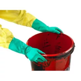   Ansell 37676 Alphatec solvex zöld nitril kesztyű 33 cm hosszú, érdesített ujj 11