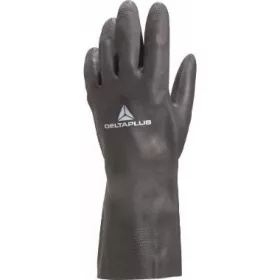 Neoprén/pamut kesztyű bolyhozott 30 cm fekete 10/11