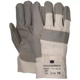   MJ 47-190 Bútorbőr téli kesztyű. 7 cm-es mandzsetta, 10-es méret