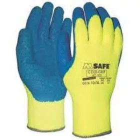   MJ 47-185 Coldgrip Hi-Viz latex hab tenyérmártott PA kesztyű, -20C fokig 8