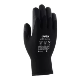   uvex 60593 UniliteThermo PA tenyérmártott fekete akril kesztyű, hideg ellen 10