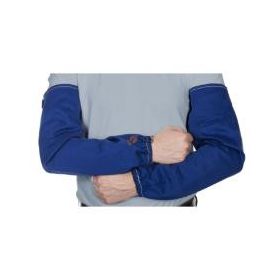   Weldas Lángálló kék hegesztő karvédő. tépőzáras, párban