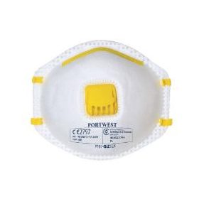 Portwest P101 FFP1 szelepes porálarc, 3 darab/csomag