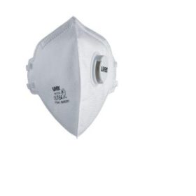   MEGSZŰNT!uvex 8763310 silv-Air classic FFP3 hajtogatott szelepes porálarc, fehér