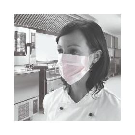   HPC DK03 Egyszer használatos orvosi maszk gumival, 2 rétegű papír, fehér